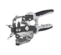Leather Hole Punch, Rotating Cutter Tool, Adjustable Pliers for Belt Craft, Precision Piercing Device, Ideal para Making, Home Workshop, Dorm Studio, School Self Made Projects