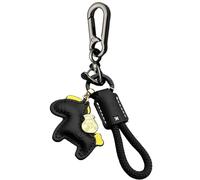 Leather Horse Keychain - Pu Charm Pendant, Woven Rope Accessory, Easy to Carry Stylish Bag Decoration Application Giffts | Handbag Backpack Purse Car Keys Travel Commuting School Birthday Christmas