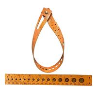 Leather Measuring Ruler, Adjustable Wrist Wrap Ruler, Multifunctional Leather Measuring Tape Bracelet with Marker Storage, Handy Sizer Tool for Crocheting, Knitting, Embroidery, and Weaving