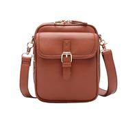 Leather Messenger Bag, Portable Phone Purse, Travel Fashion Pouch, Adjustable Shoulder Strap, Stylish Shopping for Any Occasion, Compact Bag, Daily Use 7.87x3.54x6.3 Inches