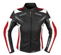 Leather Moto Jacket CE aprobó blindaje acolchado térmico Mujer Mujer Señora
