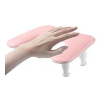 Leather Non-slip Arm Rest, Ergonomic Hand Pillow, Comfortable Hand Rest Pad, Adjustable Nail Hand Cushion, Soft Hand Rest for Nails, Non-slip Leather Nail Pad 17.13x11.02x5.91 inches for Nails