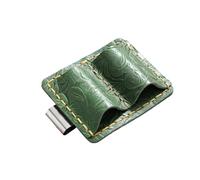 Leather Pen Clip Holder Notebook With Clip Double Hole Pencil For Planner Journal Clipboard Loop