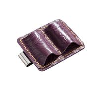 Leather Pen Holder with Metal Clip Notebook Pen Double Hole Pencil Clip for Journal Planner Folder Book Writing Tool Organizers