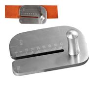 Leather Pulling Board Cutting Tool, Manual Stainless Steel Leather Cut | Ruler Tools, Pricking Iron Accessories and Punching Plate for Positioning Marking Measuring Leathercraft Projects