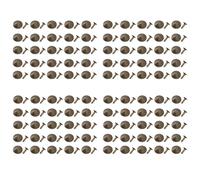 Leather Rivets Kit | 18mm Non - Corrosive Iron Studs for Wristbands/Hats/Belts | DIY Leather Craft Accessories with 200 Pieces (Antique Brass)