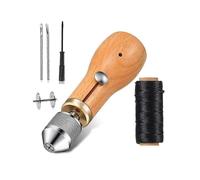 Leather Sewing Awl Kit Craft Tools Hand Sewing Machine Lock Stitcher Thread Needles Set DIY Shoemake
