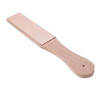 Leather Sharpening Strop, Double-Sided Paddle Strop, Ergonomic Handle Sharpener for Chisels Chef Tools Honing Woodworking Grinding Kit for Kitchen Workshop Garage Use