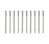 Leather Stamping Tools 10PCS | Alloy Steel Leather Punch Set with Grip - Secure Handle | 2 Patterns for DIY Leather Crafts/Wallets/Bags | Oxidation - Proof &