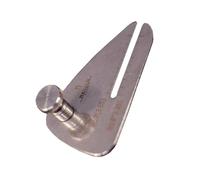 Leather Stitching Punch Aid Plate, Sewing Support Board, 2.36x1.57 Inches Tools with Steel Base, Alignment Guide with Easy Use, Gear for Leather Craft Workshop Handmade Hobbyists and Travel Projects