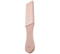 Leather Strop, Double-Sided Strop Block with Ergonomic Handle, Professional Cutter and Blade Sharpener Tools for Kitchen Chefs, Honing, Woodworking Knives, Barbershop and Home Use