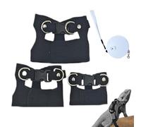 Leather Training Vest, Small Animal Walking Set, Bearded Dragon Leash Kit, Outdoor Reptile Harness Vest, Adjustable Dragon Walking Gear, Leather Reptile Traction Rope, Training Vest for Reptiles