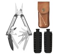 Leatherman ARC Multiherramienta 20 en 1 con Funda Heritage de Cuero y Kit de Puntas (42) - Cuchilla MagnaCut y Tecnología FREE