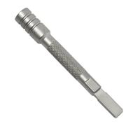 Leatherman Bit Driver Extender - Extensión Para Multiherramientas Leatherman con Soporte de Puntas Grande - Para Puntas Planas y Estándar de 6,35 mm" - Plata