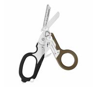 Leatherman Raptor Rescue, Coyote Tan/Negro con Funda Molle