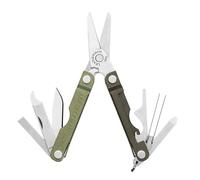 Leatherman Micra - Llavero Multiherramienta de Acero Inoxidable con Tijeras de Resorte y 9 Herramientas, Abeto
