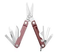 Leatherman Micra - Multiherramienta de acero inoxidable para el llavero, con tijeras de muelle y otros 9 utensilios de uso diario, Heathered Blush
