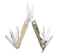Leatherman Micra - Multiherramienta de acero inoxidable para su llavero, con tijeras de muelle y otras 9 herramientas de uso diario, Cappuccino