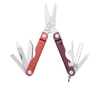 Leatherman Micra, Vino Especiado | Llavero Multiherramienta de Acero Inoxidable con Tijeras de Resorte y 9 Herramientas