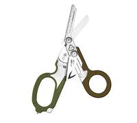 Leatherman Raptor Rescue - Cizalla Plegable de Emergencia con Corta Correas y Rompe Cristales - Tijera de Emergencia Médica, Bosque con Funda Multiusos