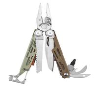 Leatherman Signal Multiherramienta - 19 Herramientas Para Camping y Supervivencia, Mesa Verde