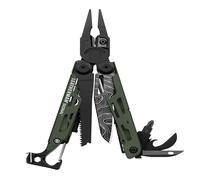 Leatherman Rev - Multiherramienta de bolsillo, 14 herramientas, hoja bloqueable para camping y bricolaje, de acero inoxidable con alicates, navaja y destornillador, con funda de nylon