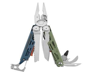 Leatherman Signal Multiherramienta - 19 Herramientas Para Camping y Supervivencia, Tundrascape