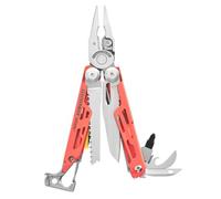 Leatherman Signal - Multiherramienta con 19 herramientas prácticas - Herramienta multifuncional para uso al aire libre y camping - con funda de nailon, guayaba, 14 cm