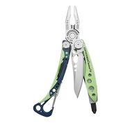 Leatherman Skeletool CX - Multiherramienta 7 en 1 Para Camping y Supervivencia, Acero Inoxidable, Made in USA, Verde