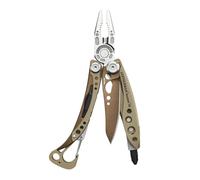 Leatherman Skeletool CX - Multiherramienta 7 en 1 Para Camping y Supervivencia, Acero Inoxidable, Made in USA, Sandstorm