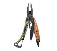Leatherman Skeletool CX - Multiherramienta 7 en 1 Para Camping y Supervivencia, Acero Inoxidable, Made in USA, Aurora