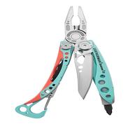 Leatherman Skeletool CX - Mehrzweckwerkzeug mit 7 Werkzeugen, darunter Zange, Drahtschneider und Messer, für Outdoor und Camping, rostfreier Stahl, Paradise