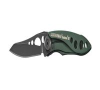 Leatherman Skeletool KB - Navaja de Bolsillo Negra con Hoja de Acero Inoxidable y Abrebotellas, Verde Oscuro