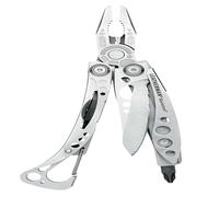 Leatherman Skeletool - Herramienta multiusos resistente con 7 herramientas utensilios incluyendo un abridor de botellas, para aventuras al aire libre hecha en los EE.UU., en acero inoxidable