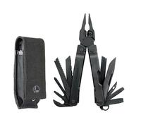 Leatherman Super Tool 300 - Multiherramienta 19 en 1 con Todas Las Funciones de Bloqueo, Negra con Funda Molle