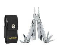 Leatherman Surge Para trabajo pesado 21tools Acero inoxidable alicate multiherramienta - Alicates de múltiples herramientas (Acero inoxidable, Acero inoxidable, 11,5 cm, 335 g, 7,87 cm)