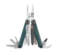 Leatherman - Wave Alpha - Multiherramienta con hoja de acero MagnaCut, ergonomía mejorada, tijeras exteriores grandes y empuñaduras de G10 mecanizadas con patrón topográfico - Cascadia