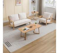 LeatherSofaforBookstore & CoffeeShopElegantesCombinedChairTableSetfor ReadingAreasReceptionRooms&CateringPerfectforMilkTeaBars