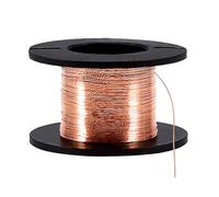 Leatikall Alambre de Cobre Esmaltado, 5pcs Diámetro 0.1mm Longitud 12m Alambre Esmaltado Alambres Bobinado Cobre Alambres Reparación Esmaltados