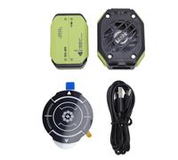 Leatikall Enfriador Teléfono Magnético, Radiador Teléfono 5000rpm Ventilador Enfriamiento Semiconductores Con Pantalla Temperatura 7 Engranajes Para Tarjeta Gráfica Juegos Tabletas