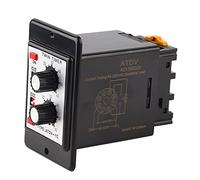 Leatikall Temporizador Intervalo, Interruptor Tiempo Control Botón Relé Del Temporizador Gemelo 6s-60m Tiempo Intermitente Día Noche O 24 Horas (AC (110/220V))