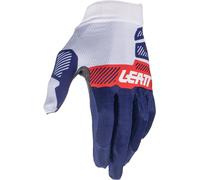 Leatt 1.5 GripR 2024 Guantes de motocross, Azul/Blanco/Rojo, Talla XL