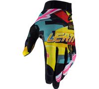 Leatt 1.5 GripR Carnival 2025 Guantes de motocross, rojo-azul-amarillo, tamaño L para Hombres