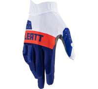 Leatt 1.5 GripR Guantes de motocross, blanco-rojo-azul, tamaño S para Hombres