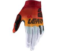 Leatt 1.5 GripR Sunrise 2025 Guantes de motocross, Negro/Blanco/Naranja, Talla 2XL