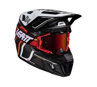 Leatt 1025100122 X, Unisex Adulto, Blanco (Carbon/White), M 57-58cm