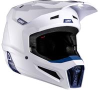Leatt 2.5 V26 Casco de motocross, blanco-azul, tamaño S para Hombres
