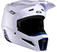 Leatt 2.5 V26 Casco de motocross, blanco/azul, Talla L (59/60)