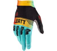 Leatt 2.5 X-Flow Contrast Guantes de motocross, negro/azul/amarillo, Talla XL