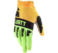 Leatt 2.5 X-Flow Contrast Guantes de motocross, negro/verde/amarillo, Talla XL